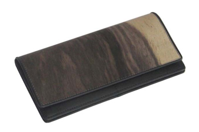 Black persimmon wallet  card case