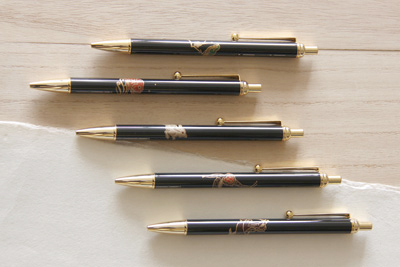 Lacquered ballpoint pen